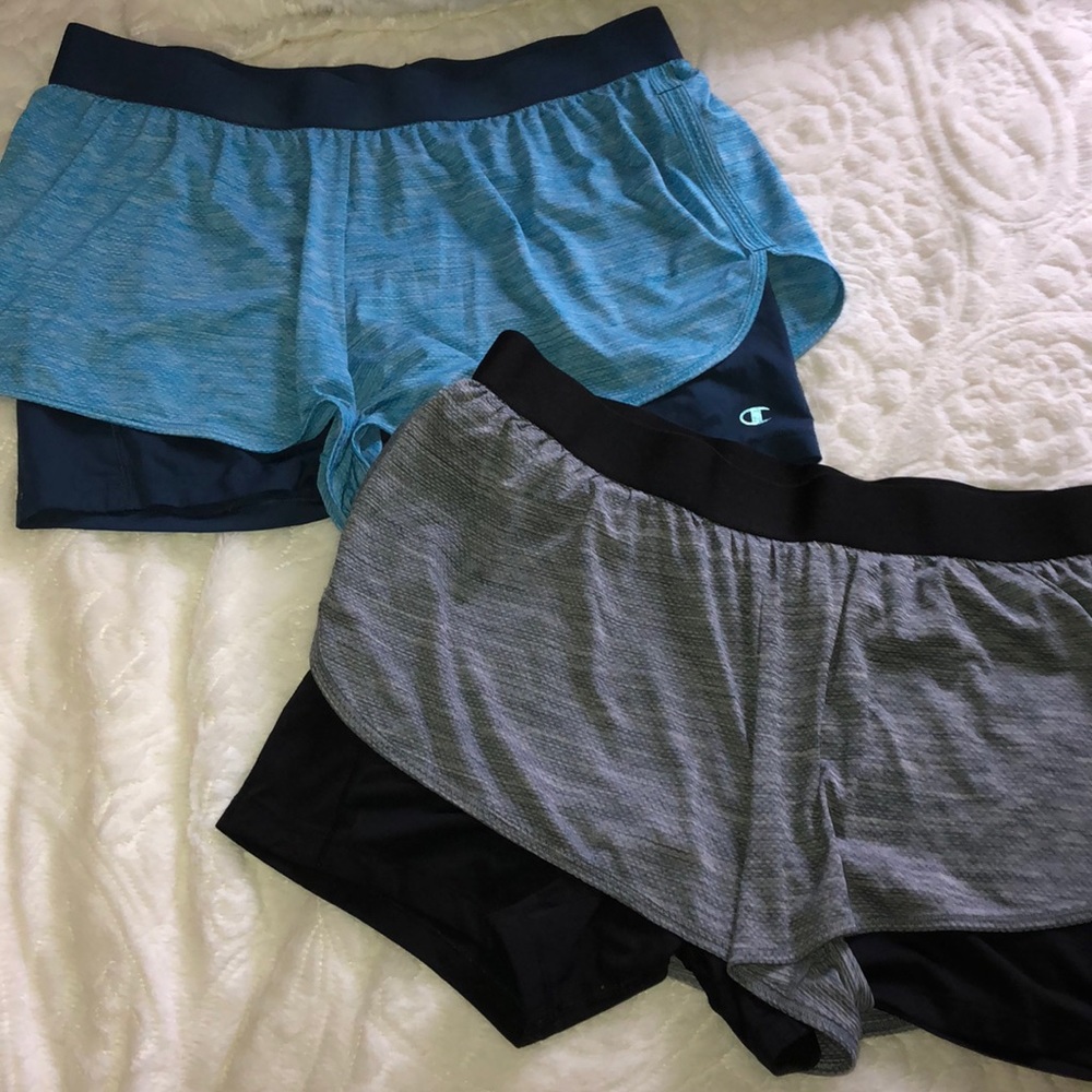 2 pairs of Champion Athletic Shorts